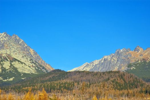 High Tatras Mountains in Slovakia.