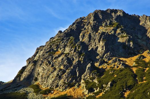 Top of High Tatras Mountains in Slovakia.