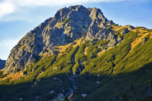 Top of High Tatras Mountains in Slovakia.