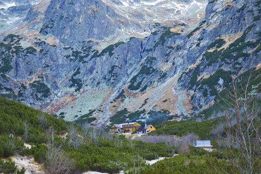 Inn in High Tatras Mountains in Slovakia