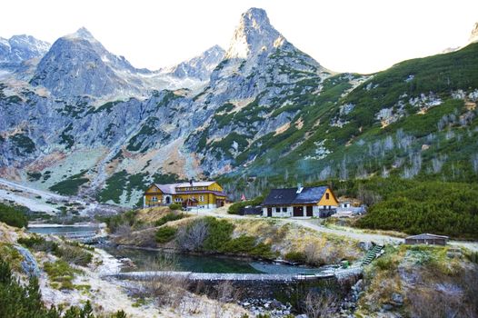 Inn in High Tatras Mountains in Slovakia