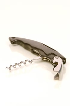 A waiters friend bottle opener isolated against a white background