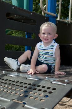 kids having summer fun outdoors at the park