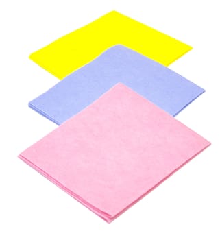 colour rags for cleaning and cleanliness in the house