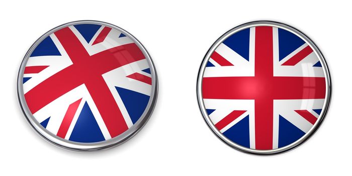 button style banner of united kingdom