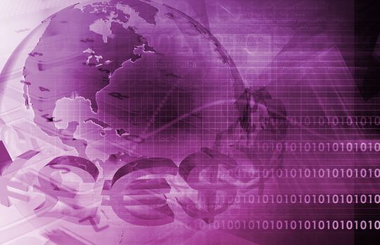 Online Banking Concept Background as a Abstract