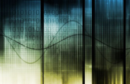Business Abstract Technology as a Background Art