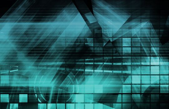 Advanced Technology Science As a Art Background