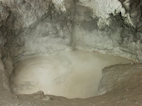 Thremal hot pond in Japan, the hells hot spring, Beppu