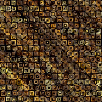 abstract texture of yellow and brown squares 