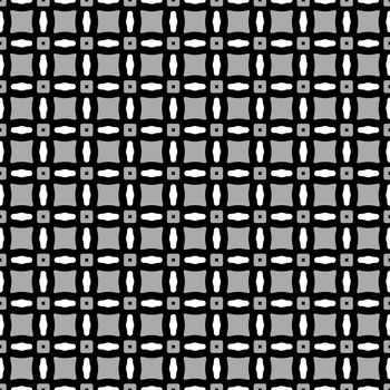 seamless texture of abstracted shapes in black and white