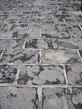 stone paved road background