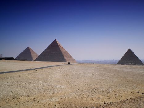 pyramids in the plain of giza