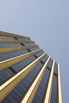 looking up, vertical lines, sky