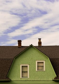 dormer detail of house