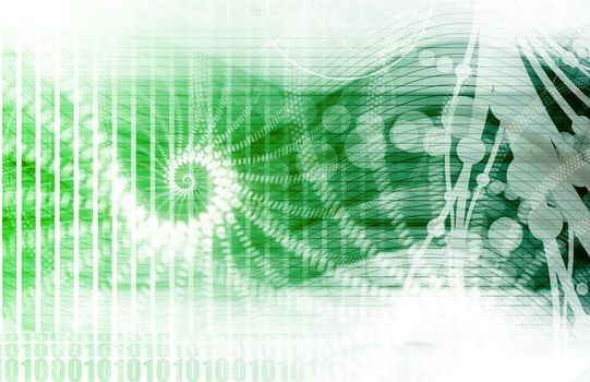 Internet World Wide Web Abstract Tech Background