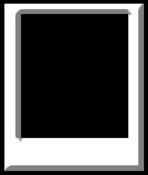 3d photo frame isolated in black