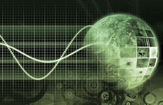 Technology Background Futuristic Abstract as a Art