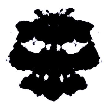 Rorschach Test of an Ink Blot Card