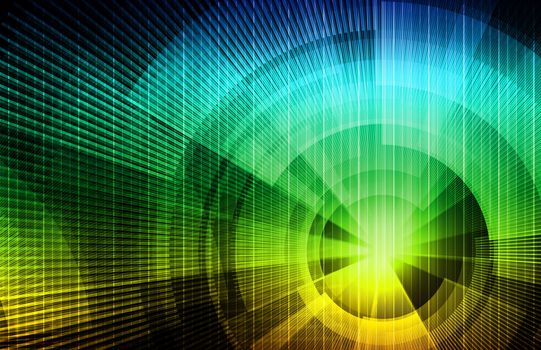 Internet World Wide Web Abstract Tech Background