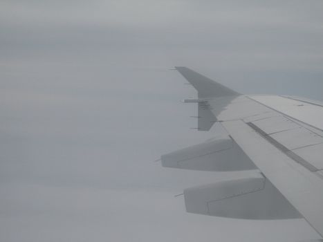 sky view from an airplane