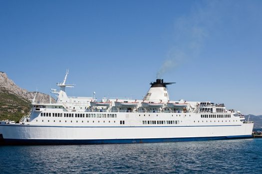 	
Cruise Ship on Adriatic Sea