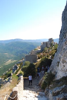 The French region of Languadoc is full of ancient castles, in particular of the cathar period