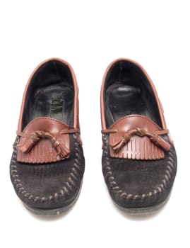 leather moccasins
