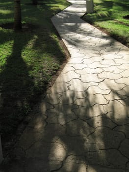 paved path