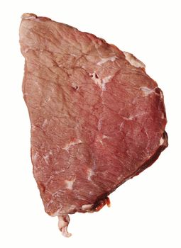 Detail of the rump-steak - raw meat
