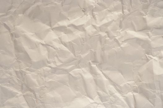Detail of the surface of crumpled paper