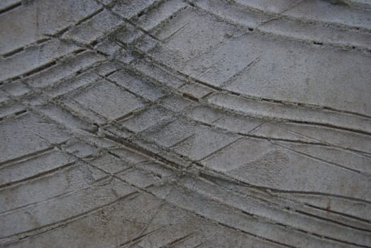 abstract details of a grey cement wall
