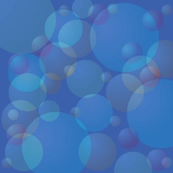 Background with blue circles