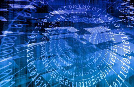 Digital Abstract Data Media As a Art