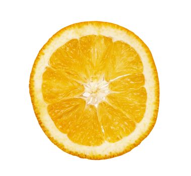 Detail of the slice of lemon