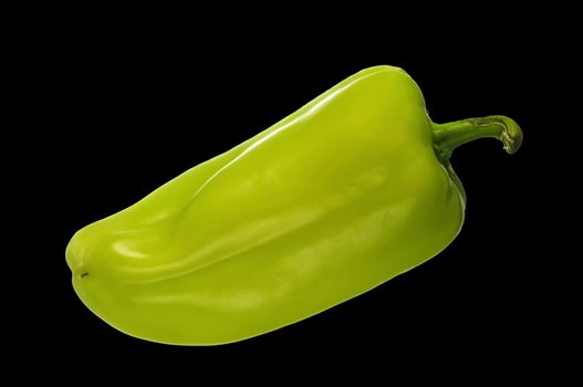 Detail of the bell pepper - isolated