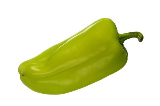 Detail of the bell pepper - isolated
