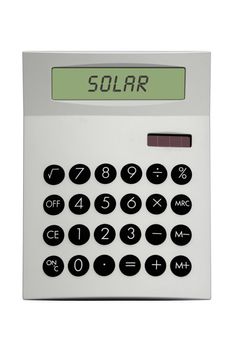 This image shows a solar calculator