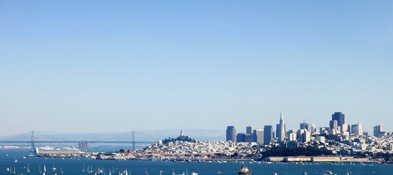 San Francisco Panorama from the Bay Bridge to Downtown