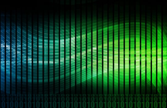 Futuristic Abstract as a Technology Background Art