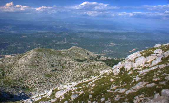 The beautifull adriatic sea in Croatia
