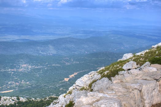 The beautifull adriatic sea in Croatia