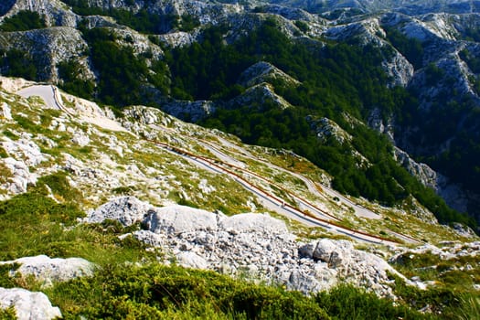 The beautifull adriatic sea in Croatia