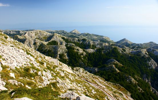 The beautifull adriatic sea in Croatia