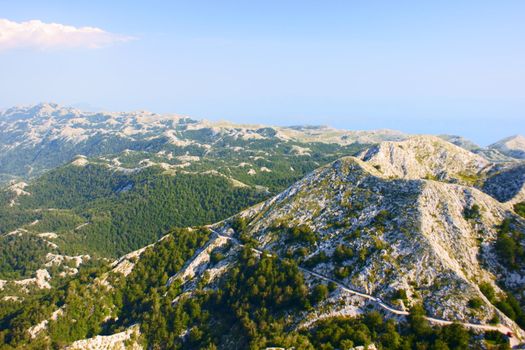 The beautifull adriatic sea in Croatia