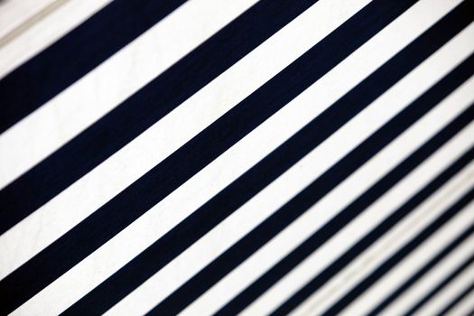 blue-white- striped awning - close-up as white background