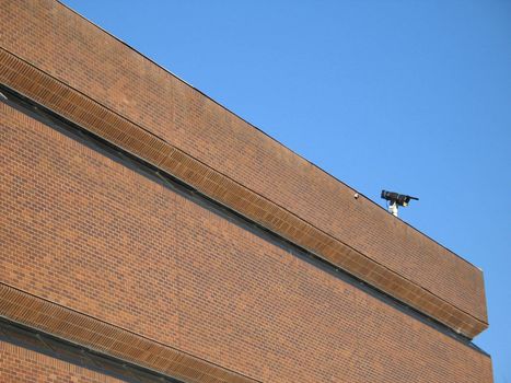 brown brick building