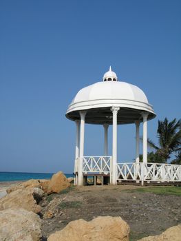 white gazebo