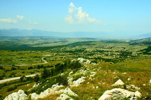The beautifull adriatic sea in Croatia