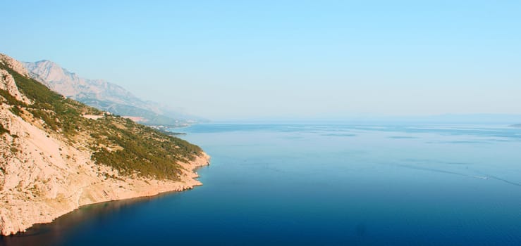 The beautifull adriatic sea in Croatia